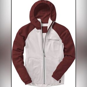 Cotopaxi Women’s Red Full Zip Sambaya Stretch Fleece Sweatshirt Small outdoors